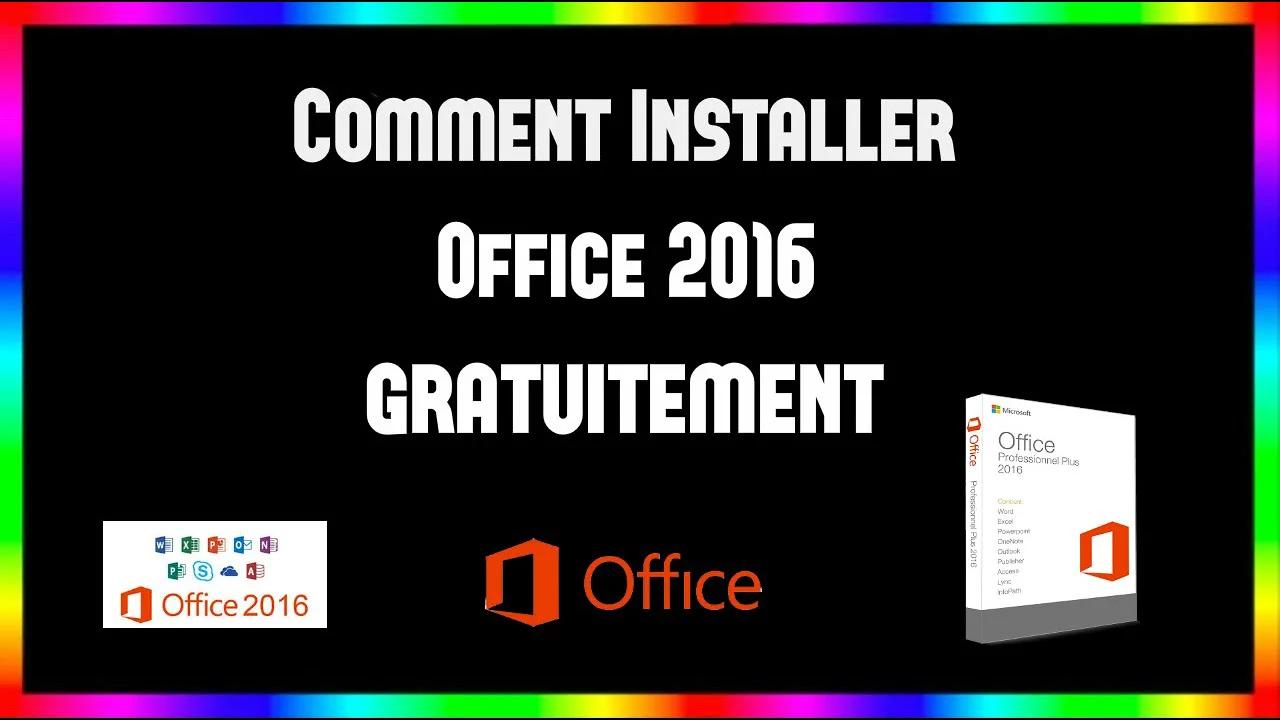 comment installer office sur windows 10 gratuitement