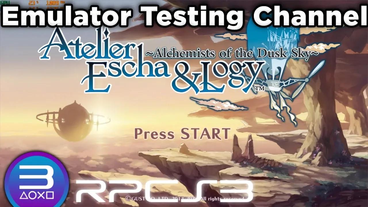 Atelier Escha & Logy: Alchemists of the Dusk Sky - PS3 - Jeu