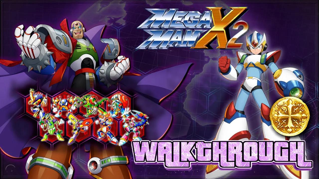 Megaman X2 [PC] - Walkthrough / All Weapons / Shoryuken / 2nd Armor ...