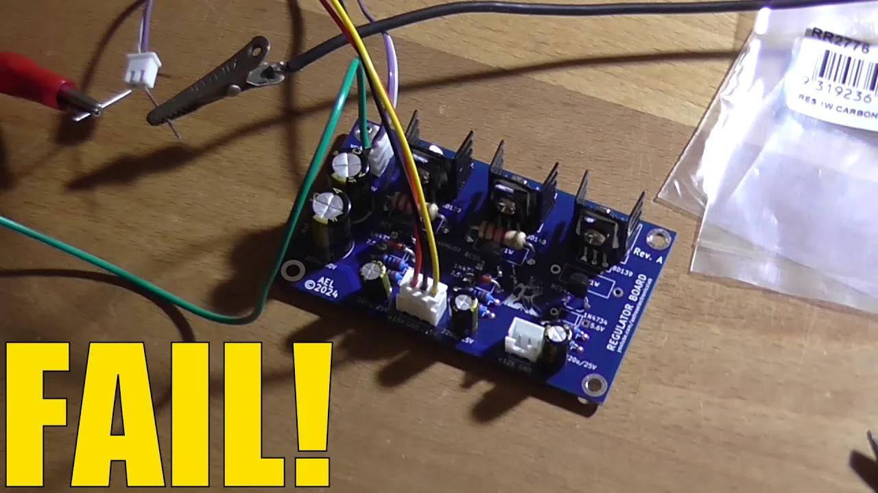 Series-Pass Regulator PCB Complete FAIL!