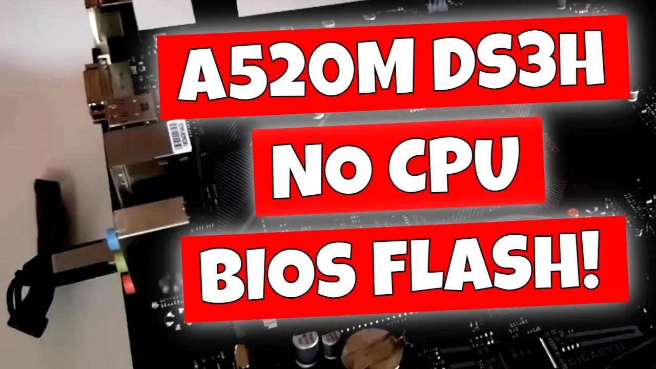 how to flash bios from usb no display