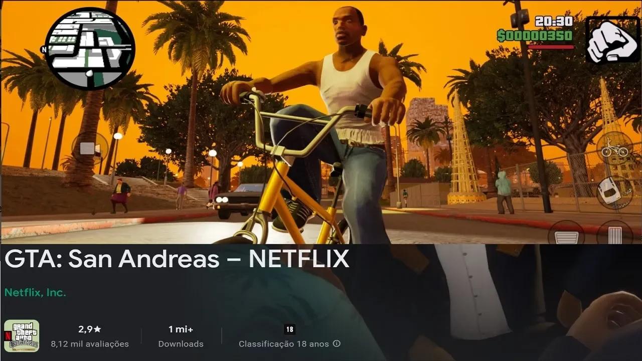 GTA San Andreas REMASTERIZADO para celular via NETFLIX
