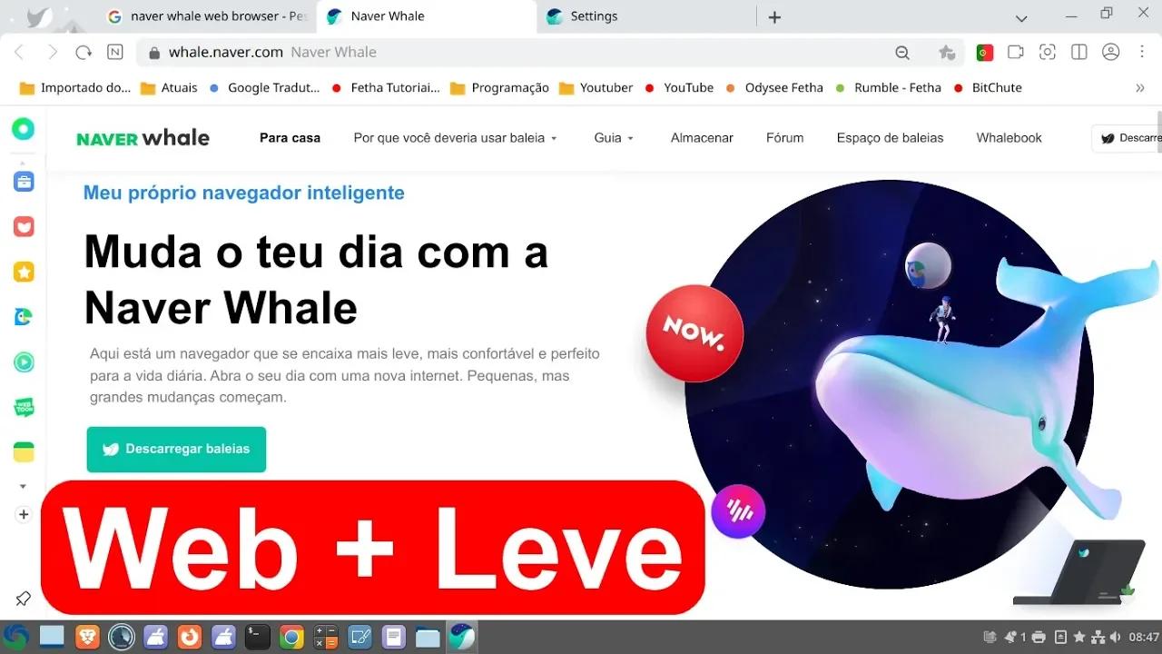 Naver Whale navegador web freeware desenvolvido pela empresa de tecno ...