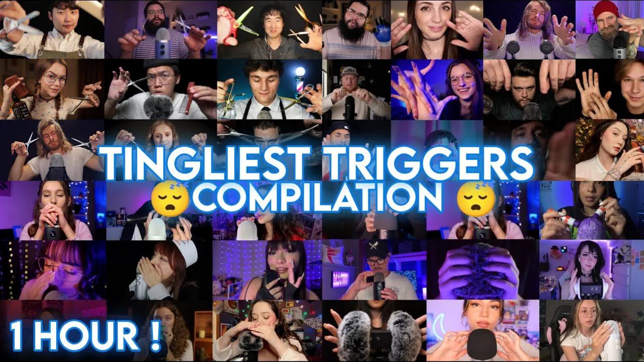 Asmr Tingliest Triggers Compilation Fast Aggressive 1 Hour