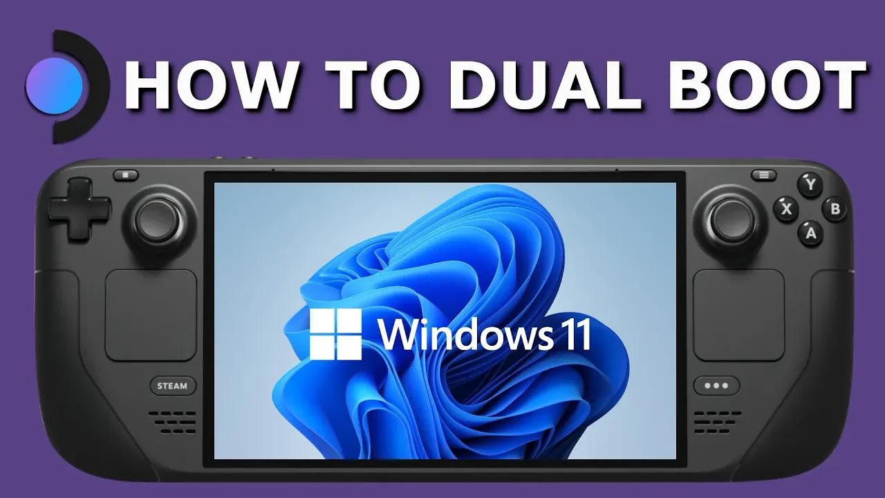how to dual boot windows 11 on steam deck oled