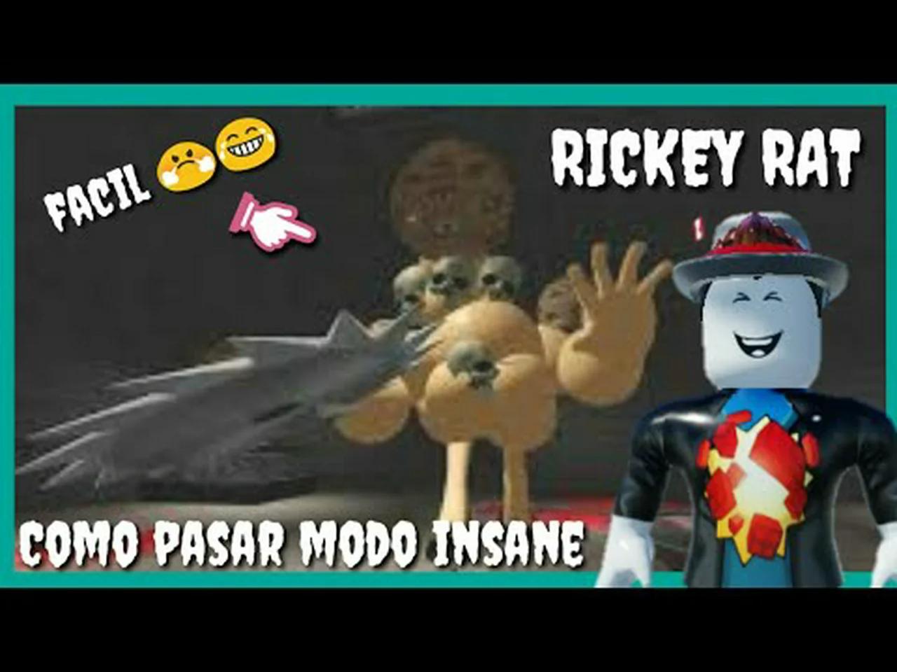 Como pasar Rickey Rat Insane de manera fácil | Roblox | TheLeroy21