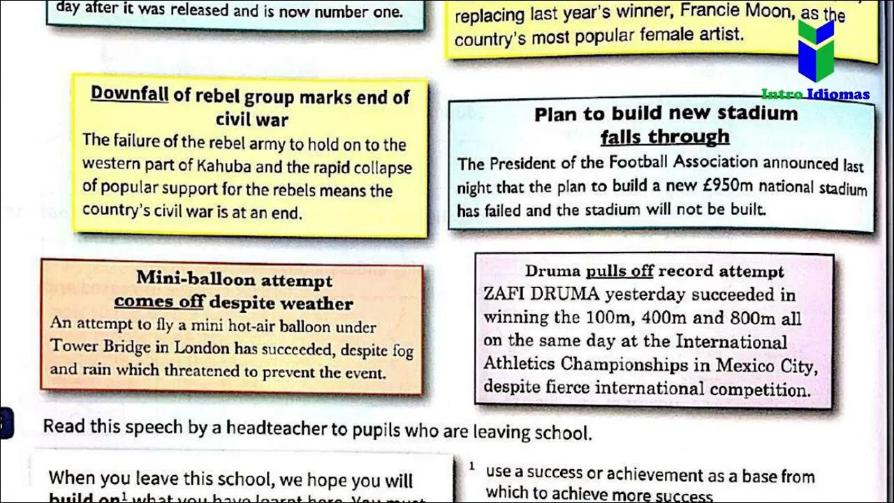027 - Phrasal verbs about SUCCESS and FAILURE