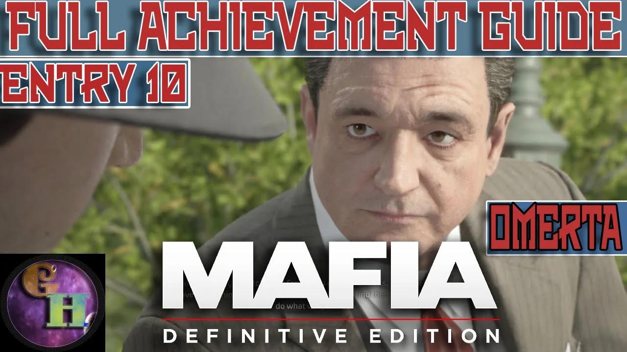 MAFIA DEFINITIVE EDITION ACHIEVEMENT GUIDE - OMERTA = RAT IN THE HOUSE