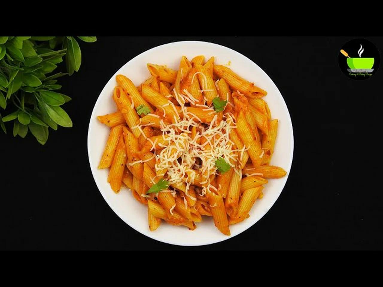 Red Sauce Pasta Recipe Indian | Pasta Recipe | Dinner Recipe | Desi Style Red Sauce Pasta Recipe