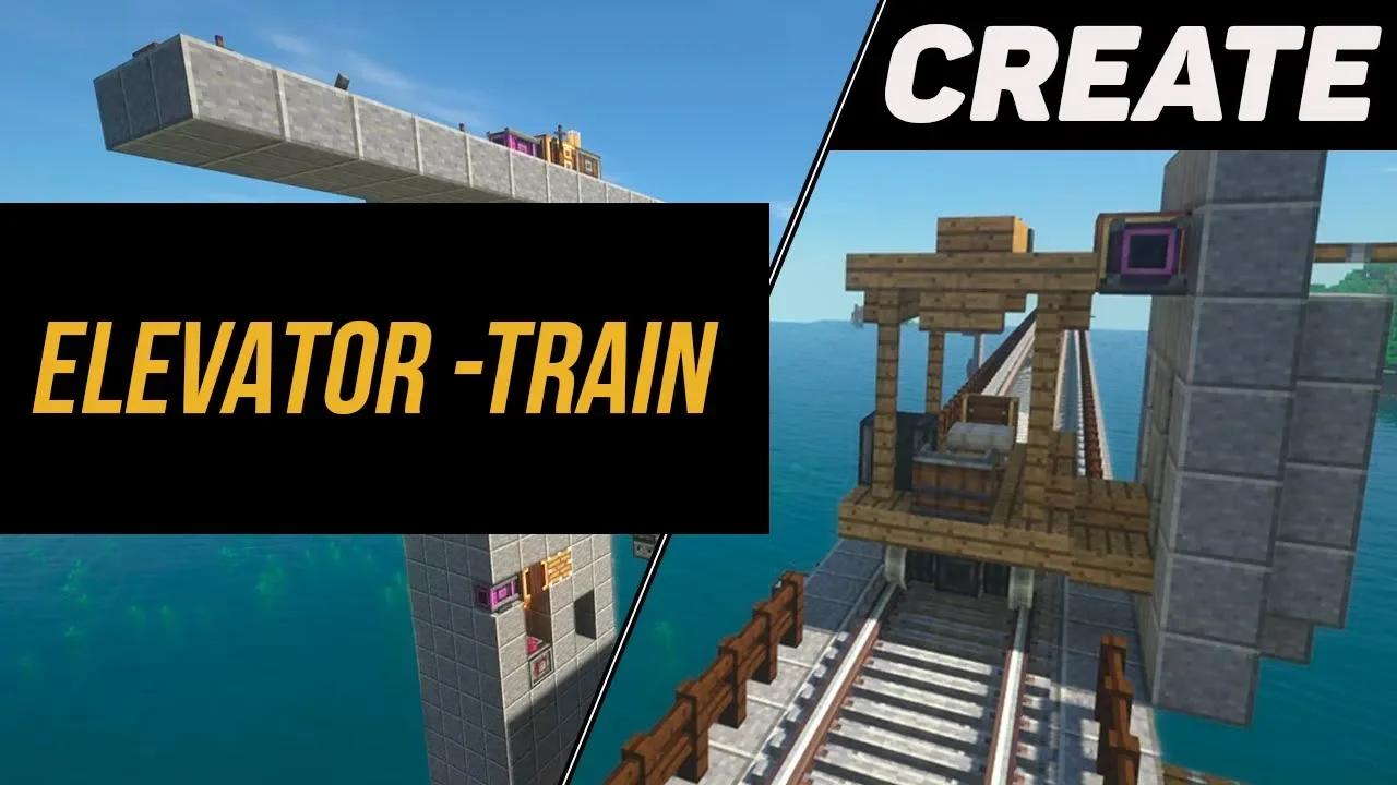 Create mod train - elevator Tutorial/ guide 1.18.2 - 1.19.2 (minecraft ...