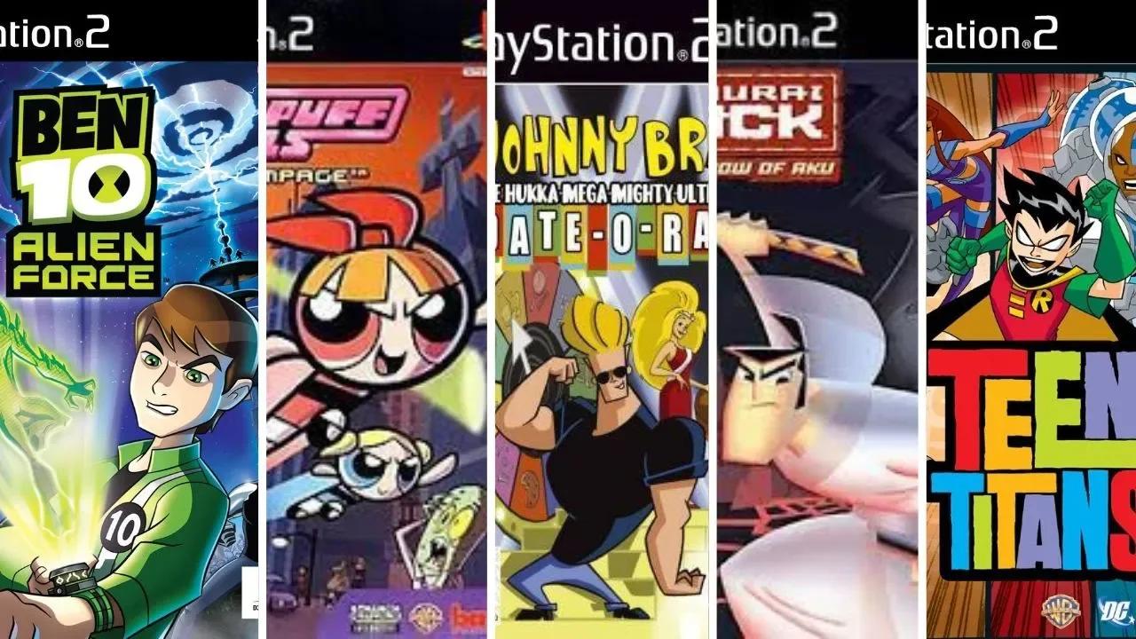 TODOS OS JOGOS DA Cartoon Network DO PLAYSTATION 2
