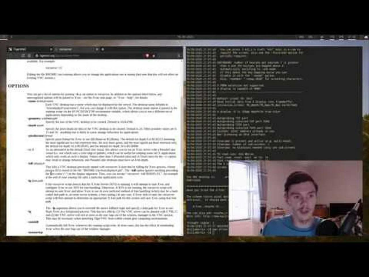 how to find vnc server ip address in linux