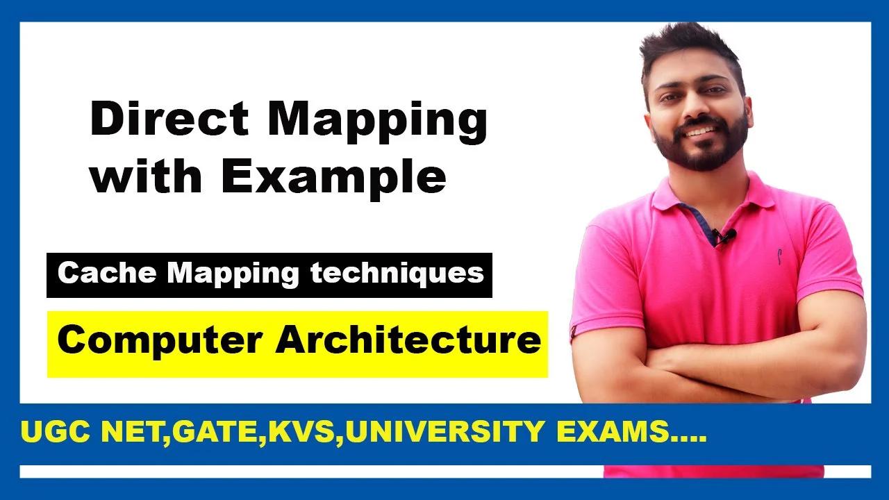 Direct Mapping with Example in Hindi || Cache Mapping || Computer ...