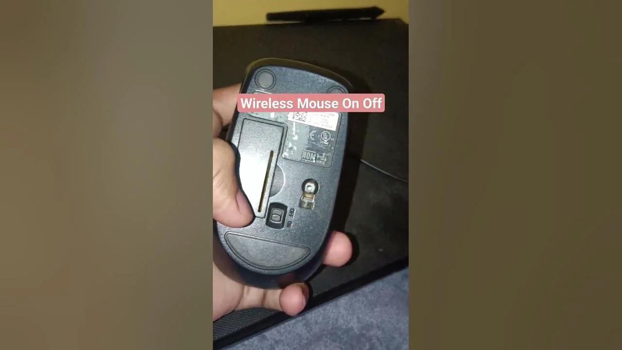 Wireless mouse on off kaise karte hai #shortsvideo #trending # ...