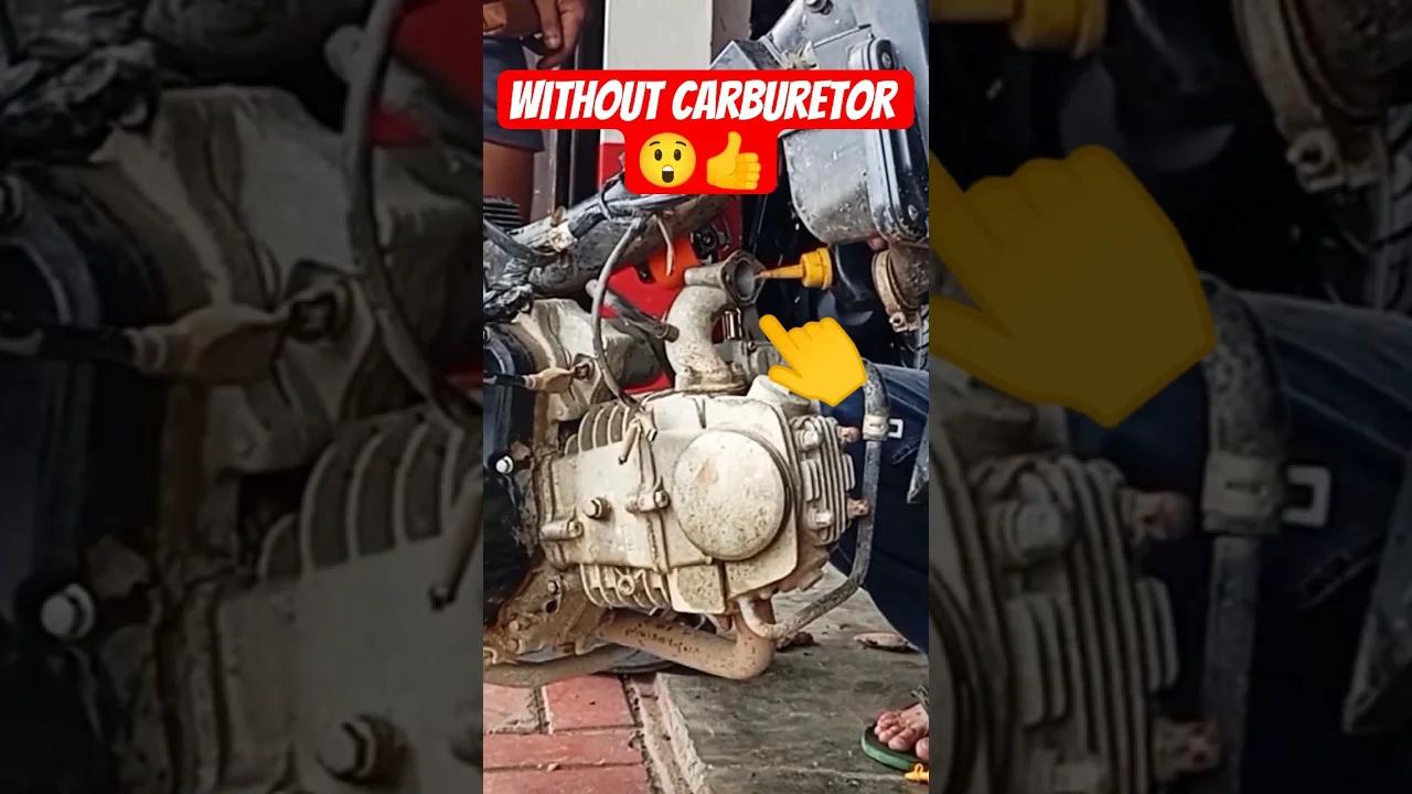 Without a Carburetor, This Motorcycle Still Runs#motorcycle #repair #mechanic #shorts