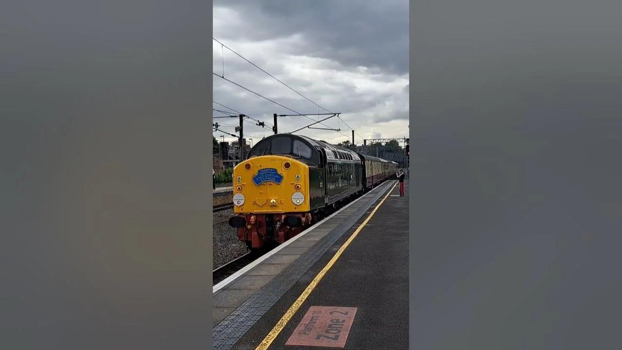 40013 arriving at York on a private charter from Crewe.
