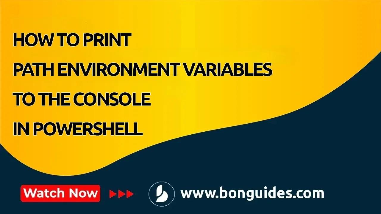 Powershell Path Variables