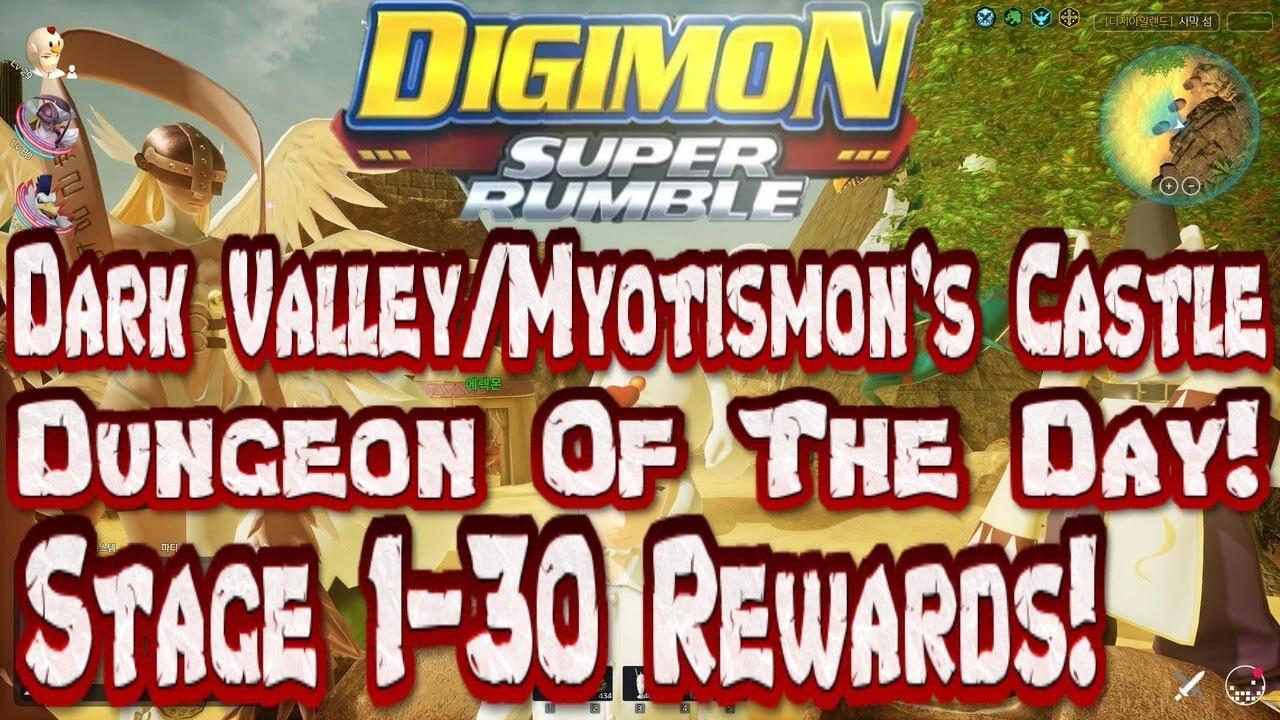 Digimon Super Rumble Salamon Dungeon Of The Day Stages 1-30 Rewards In ...