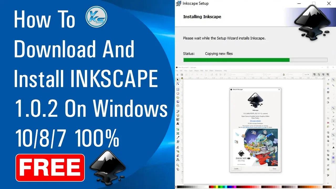 How To Download And Install Inkscape 1 0 2 On Windows 10 8 7 100 Free