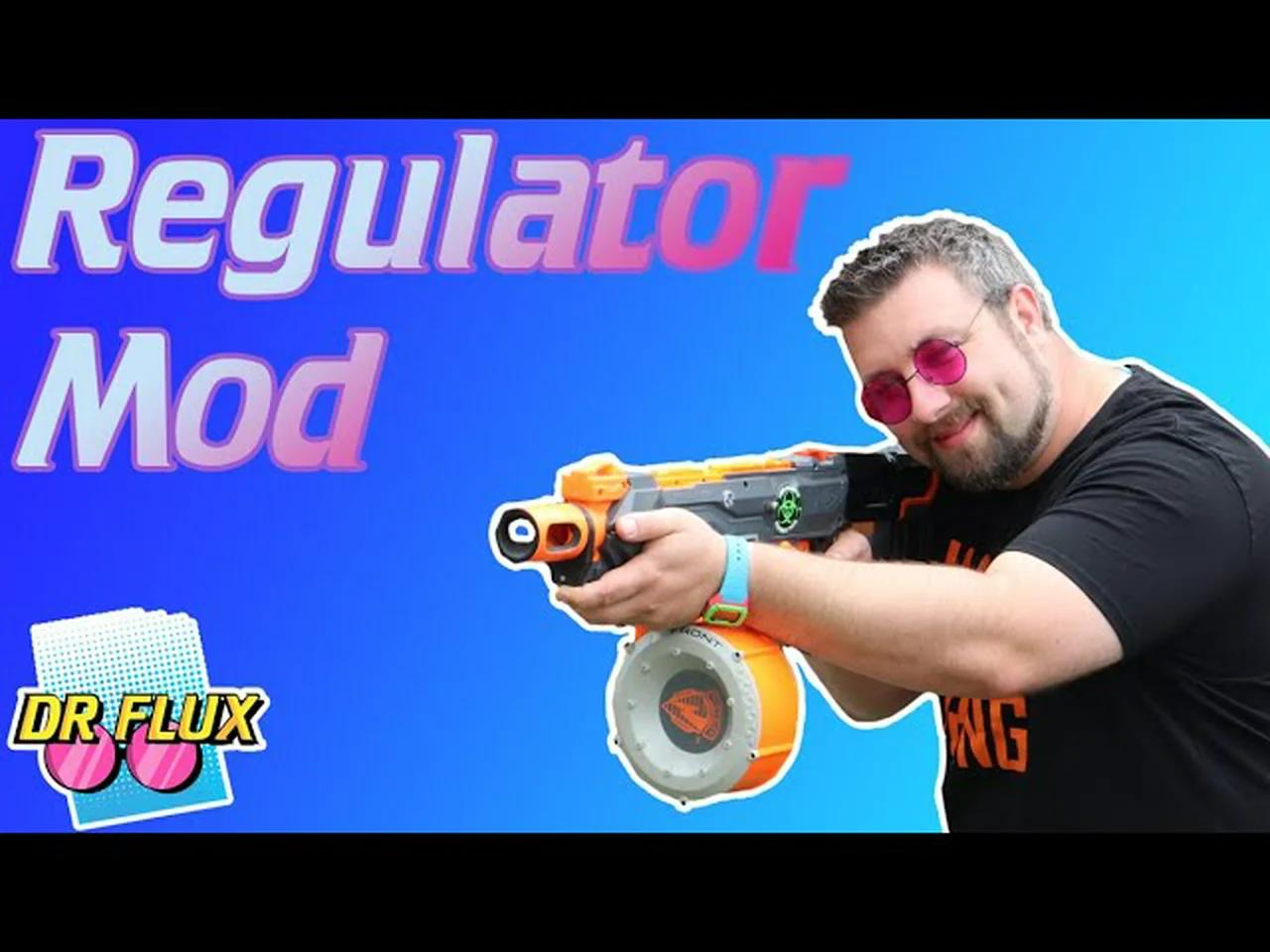 Nerf Modulus Regulator Select Fire MOD and 2S LiPo rewire