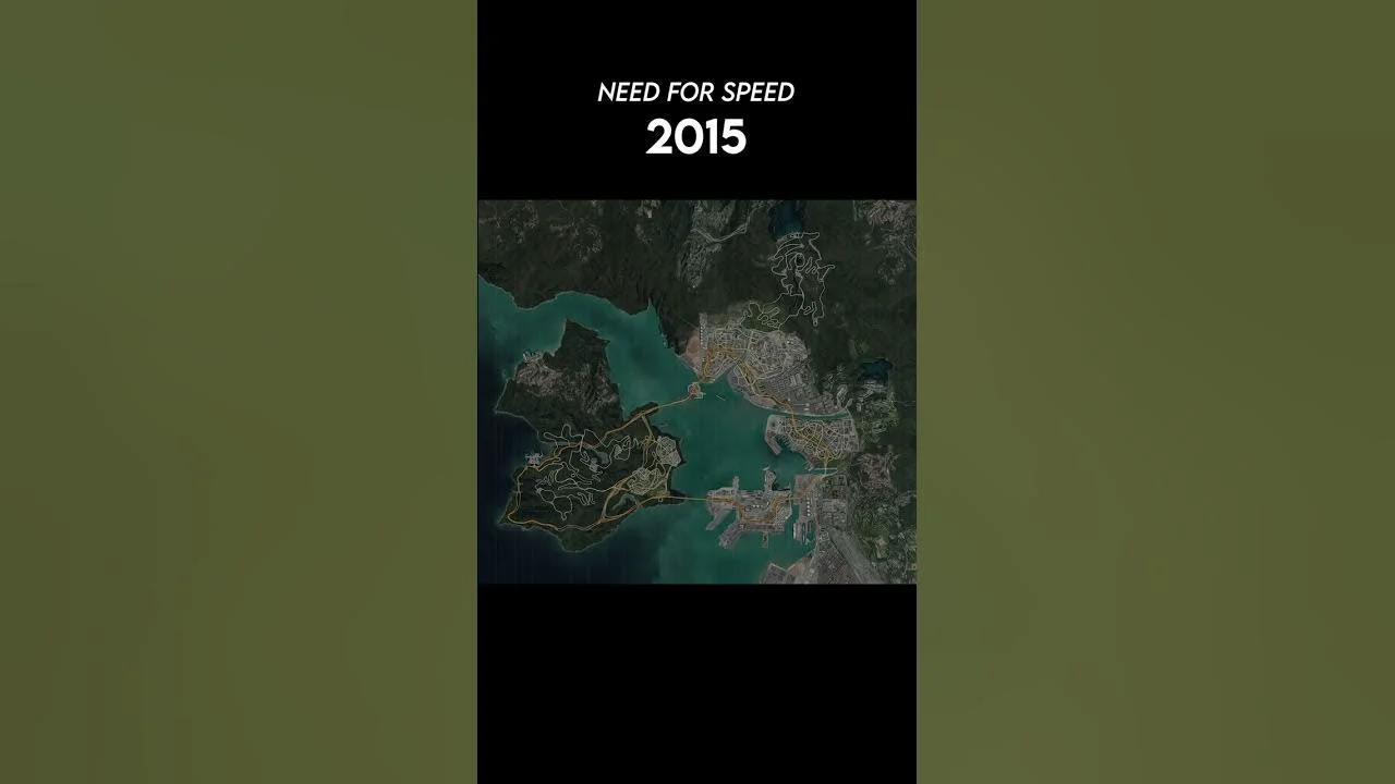 Evolution of NFS maps in NFS games #shorts #nfs #needforspeed