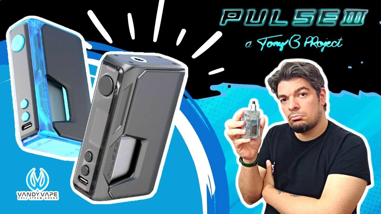 PULSE V3 SQUONK MOD by VANDY VAPE Tony B Project - Il BOTTOM FEEDER è VIVO!