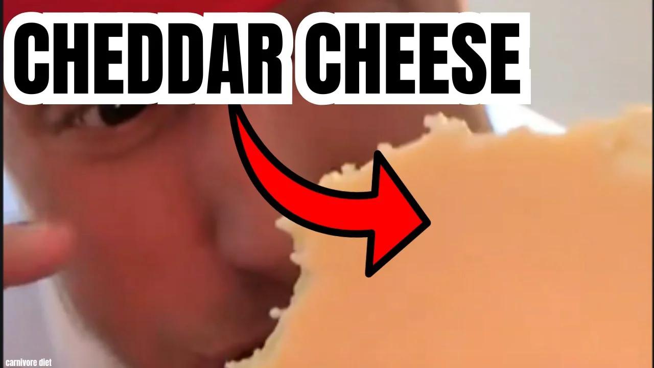 🧀 Eating Some Cheddar Cheese #carnivorediet