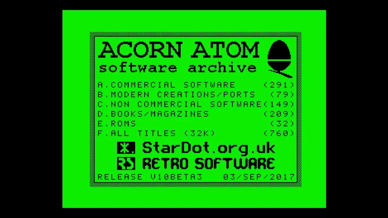 MiSTer (FPGA): Acorn Atom Core (beta)