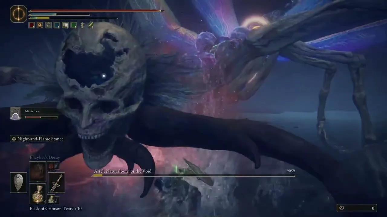 Astel Naturalborn of the Void Elden Ring boss