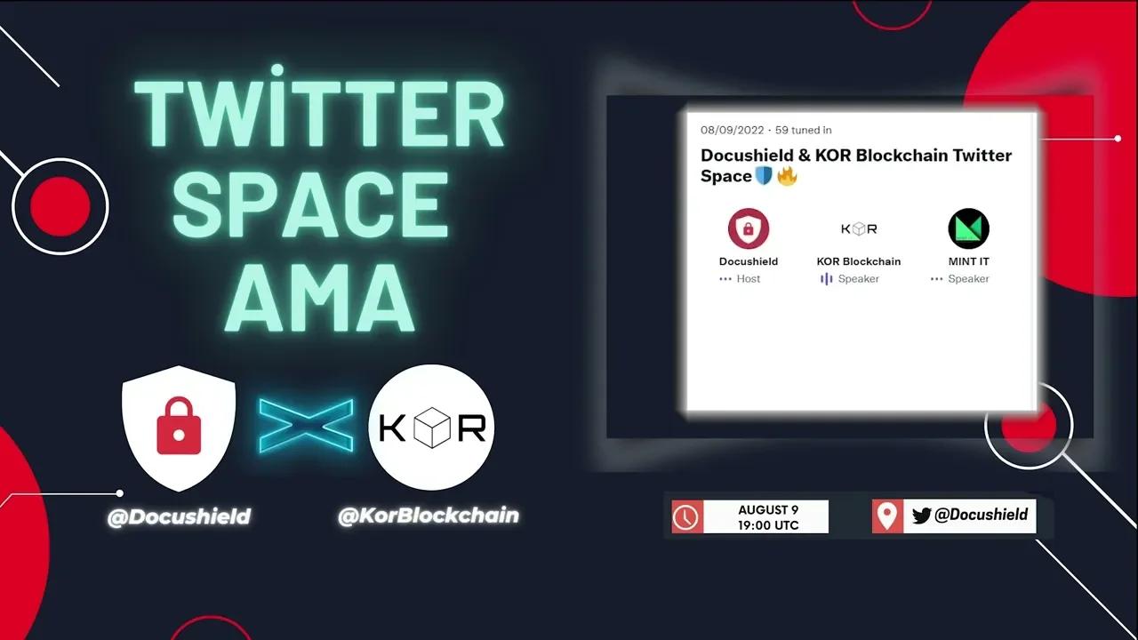 Docushield x KOR Blockchain - Ask Me Anything Series