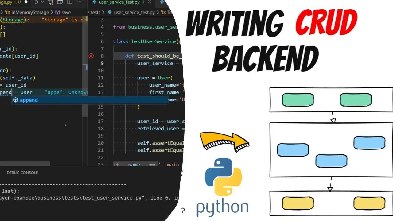 Writing CRUD REST API in Python | Architecture for beginners, part 2