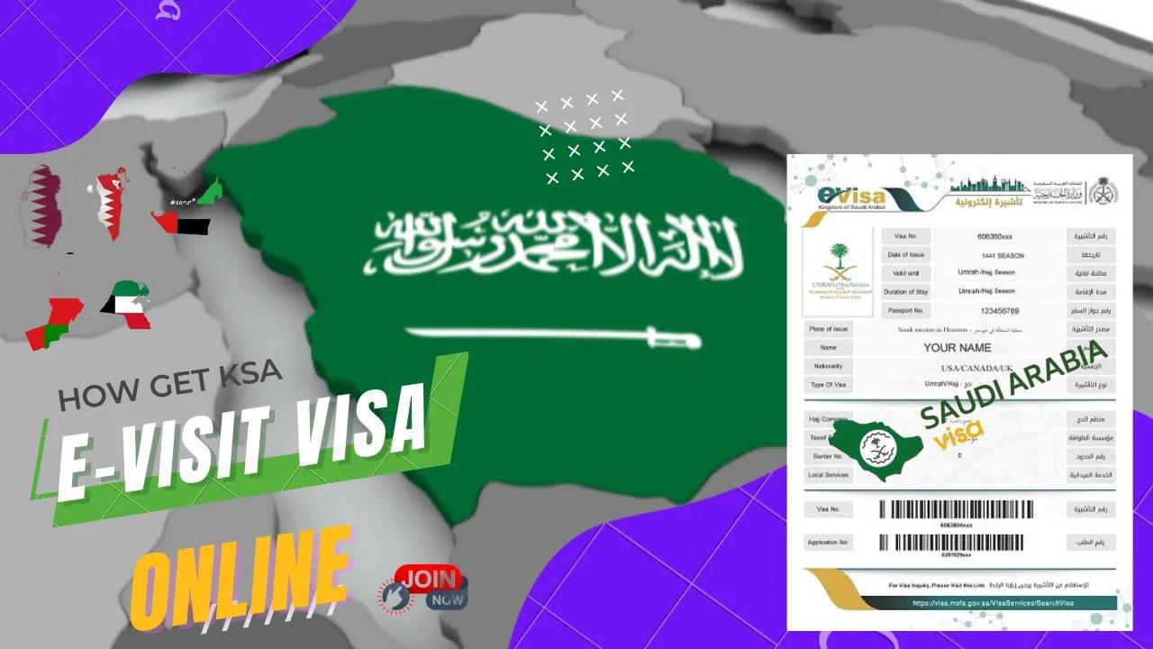 E VISA FOR GCC RESIDENTS |HOW TO APPLY SAUDI E VISA ONLINE, TOURIST ...