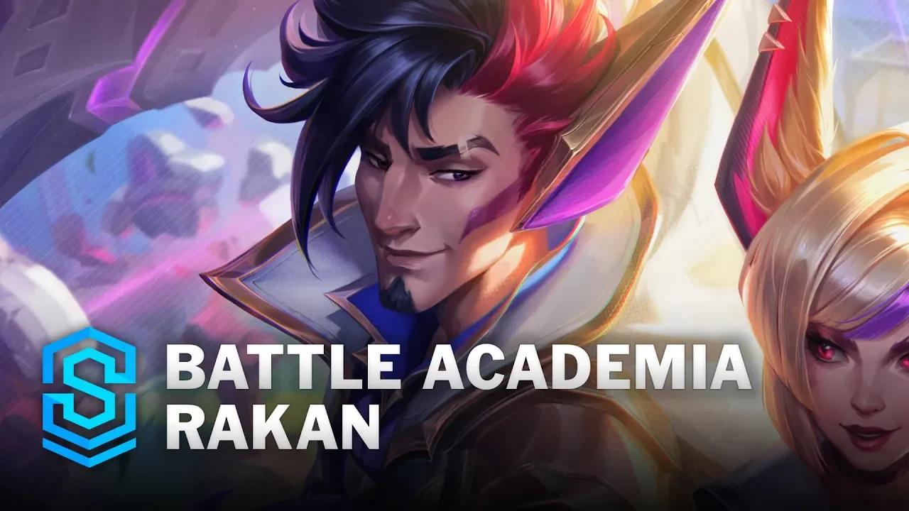 Battle Academia Rakan Skin Spotlight - League of Legends