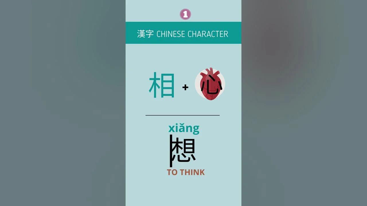 Learn Traditional Chinese radical 心/ 忄 【part1】like Putting Together ...