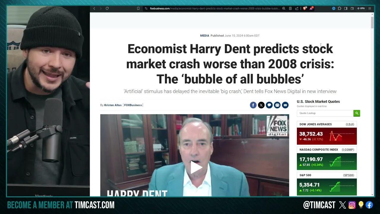 Major Market Crash Is Coming Economist Warns Of 90 Market Crash Next