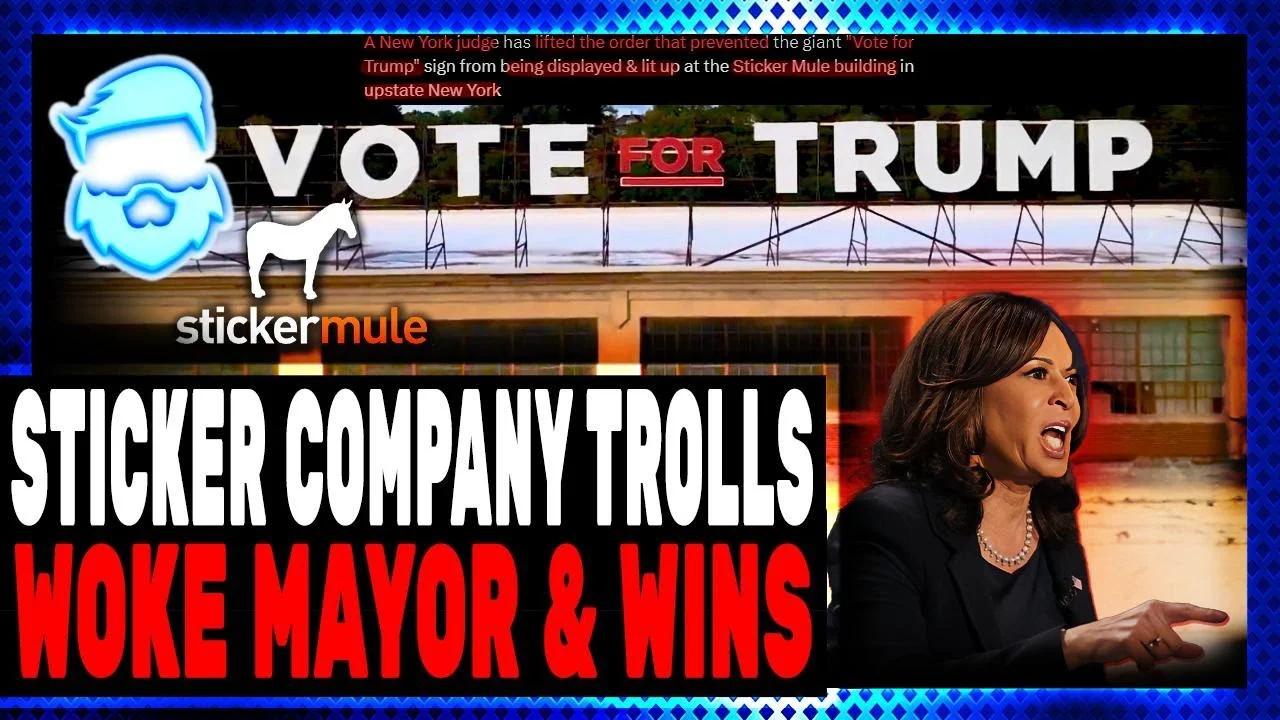 Epic Fail! Giant Trump Sign TRIGGERS Woke Mayor Who SUES & Says It Will