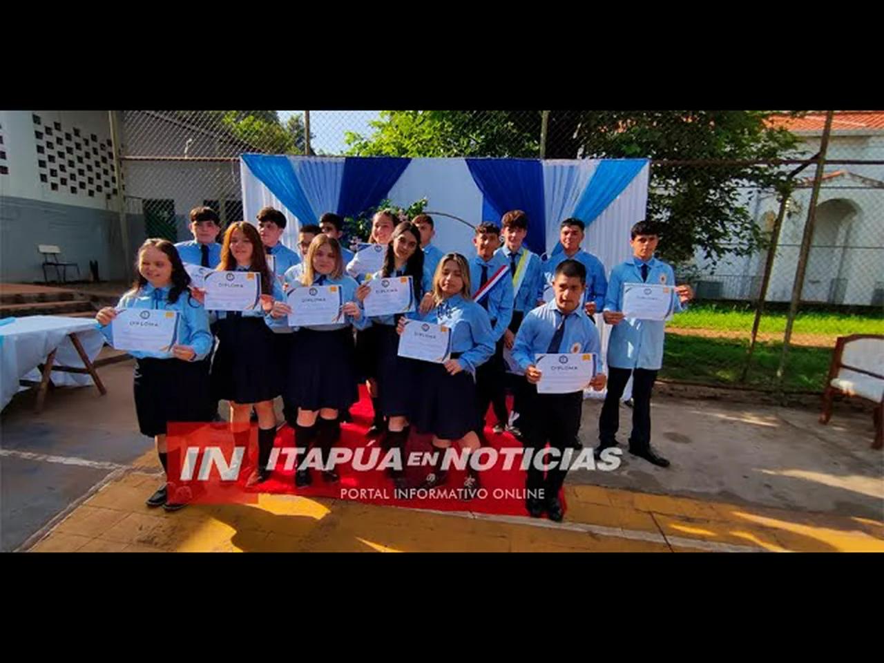 EMOTIVA CEREMONIA DE GRADUACIÓN EN LA ESCUELA BÁSICA N° 1103 PARROQUIAL ...