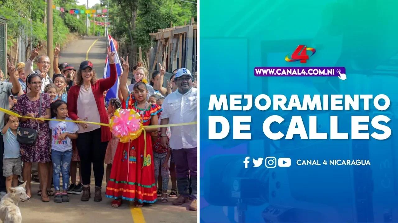 Alcaldía de Managua inaugura obra de mejoramiento de calles en comarca ...
