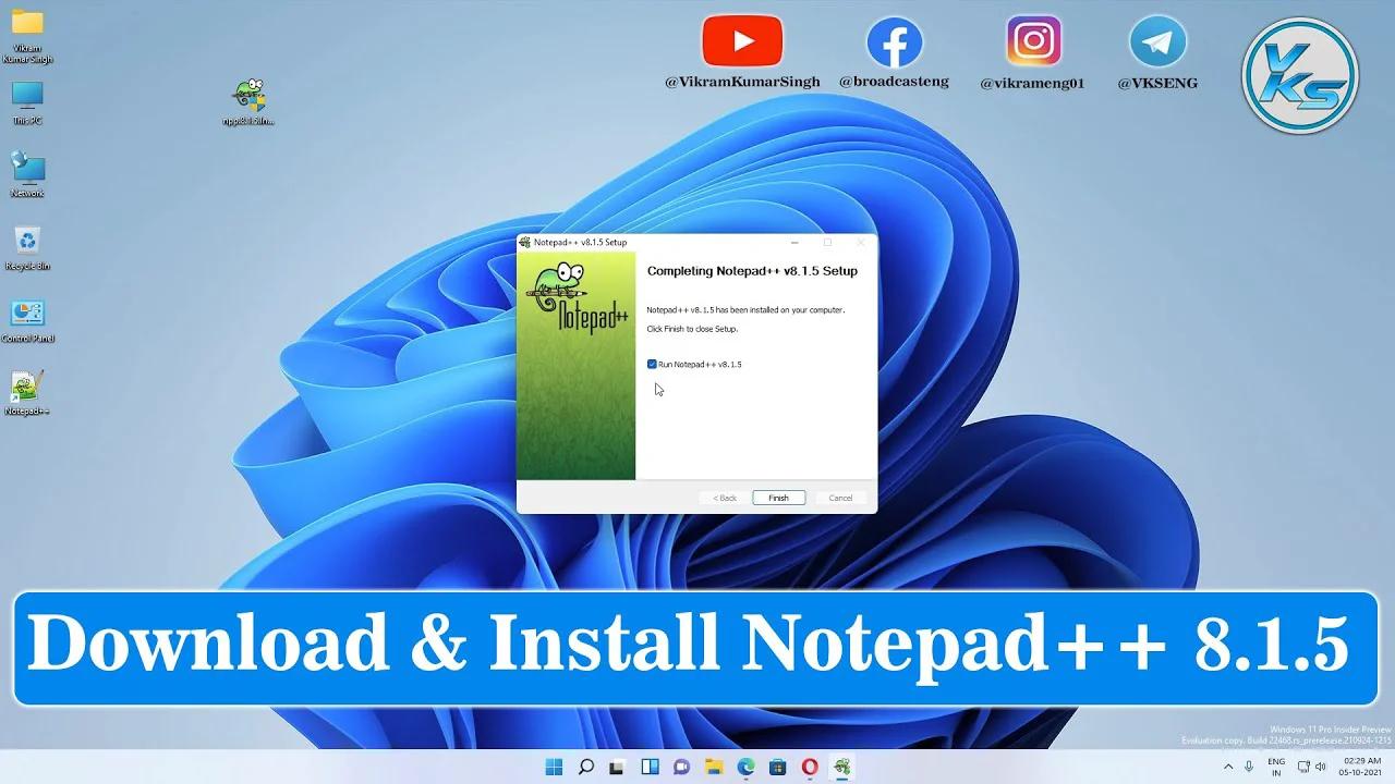 How To Download And Install Notepad++ 8.1.5 On Windows 11/10 ...