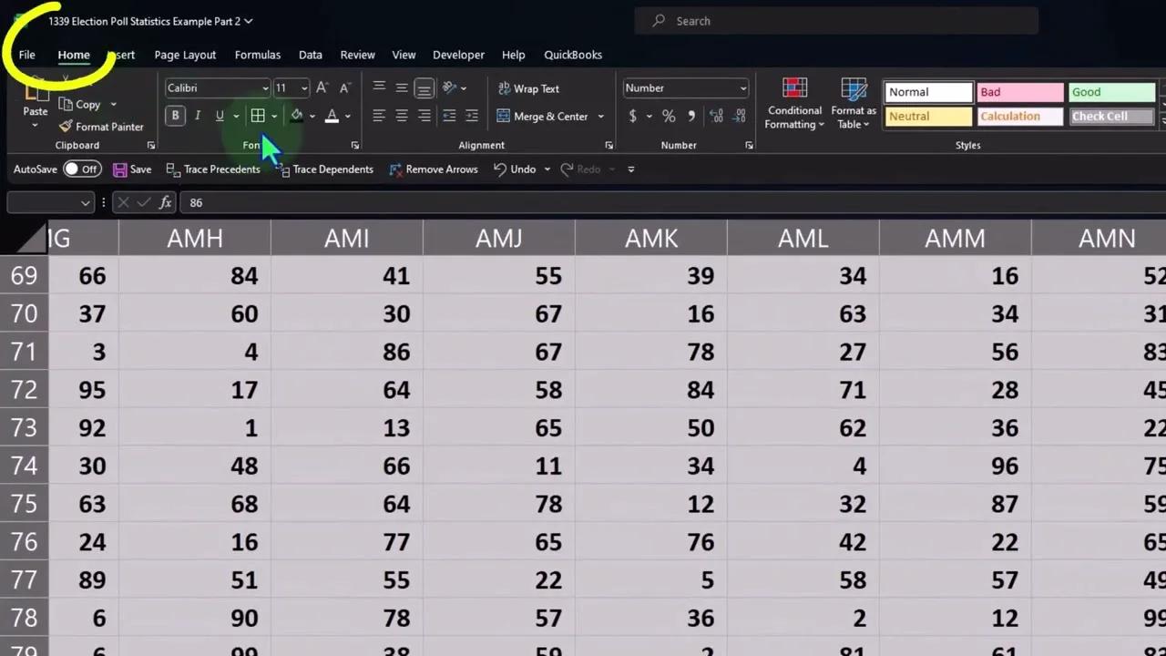 Election Poll Statistics Example Part 2 1339 Statistics & Excel