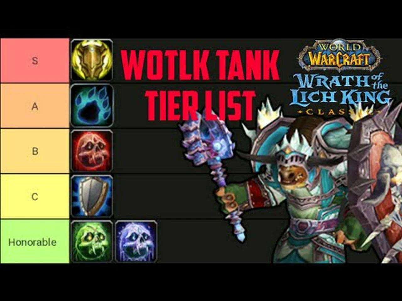 WOTLK Classic Tank Tier List