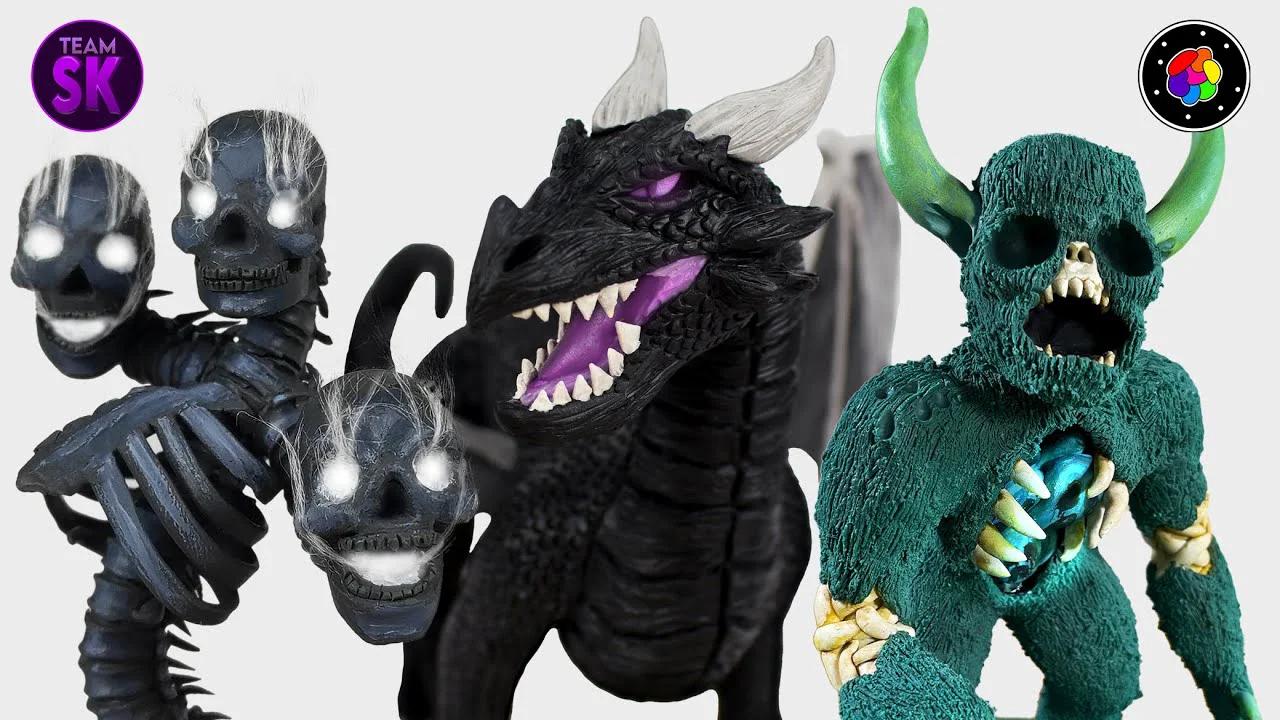 CREANDO los JEFES de MINECRAFT REALISTA (Warden, Wither y Dragón del ...