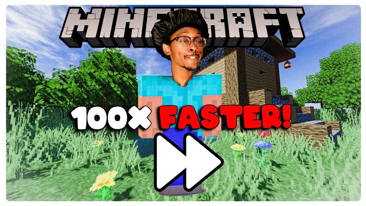 I Turned Minecraft Into a SPEED RUNNING SIMULATOR