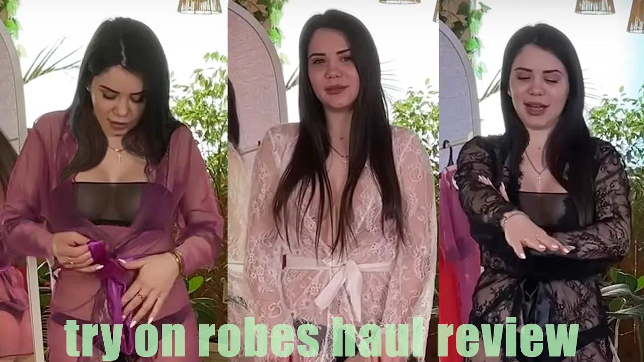 In English | Night Robes Try On Haul