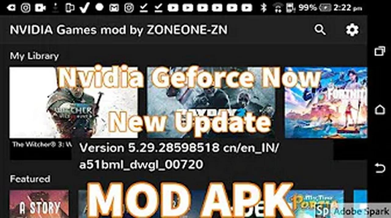New Update Nvidia Geforce Now Mod Unlimited Time Apk