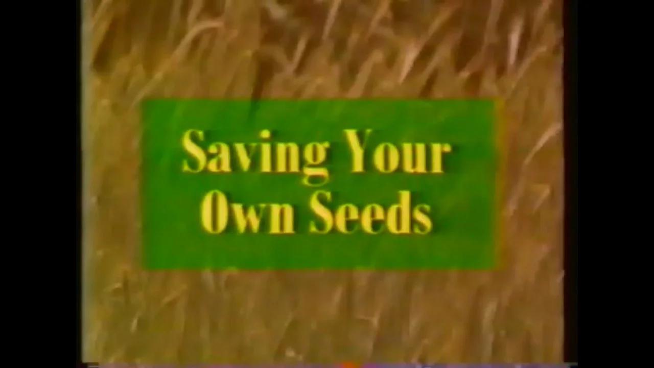 Gardening Naturally S01E15 Saving Your Own Seeds