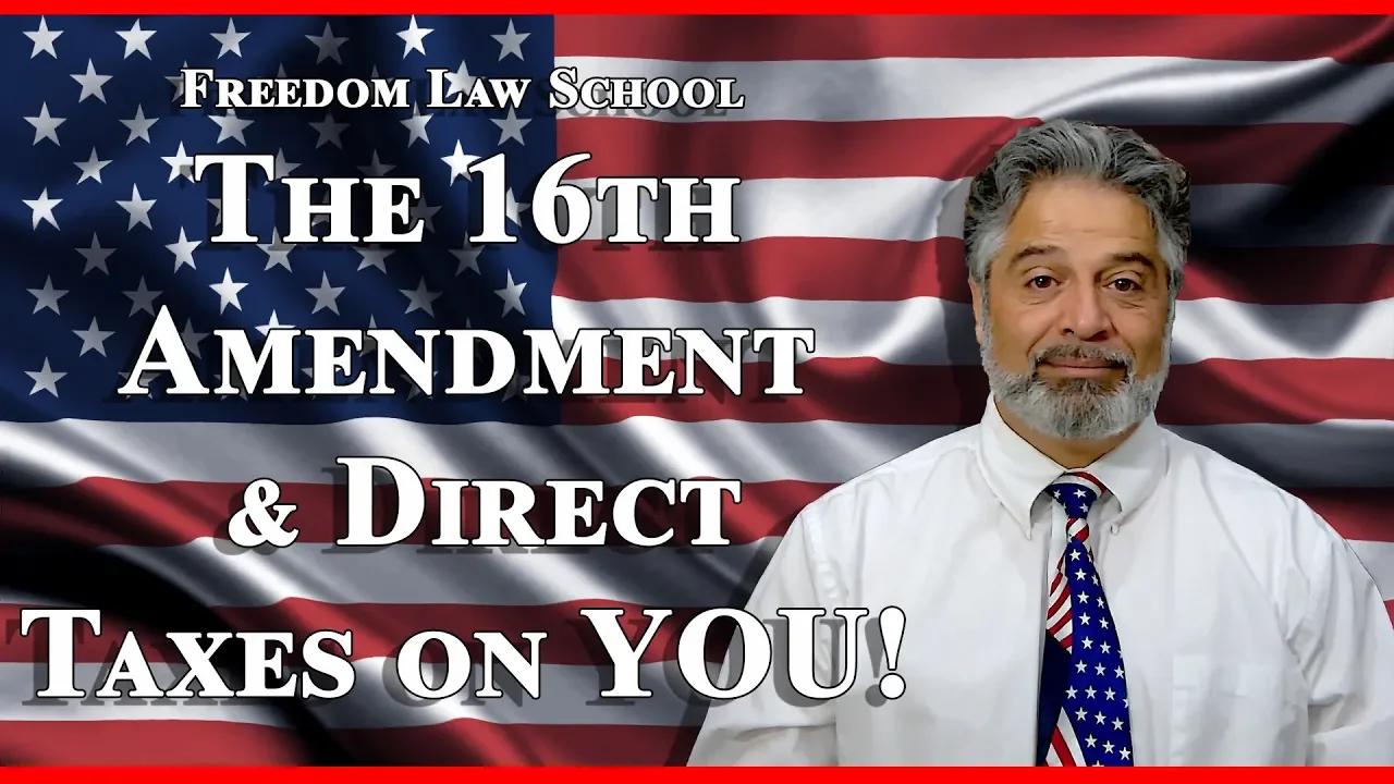 How Tax was imposed on Americans despite the 16th Amendment of