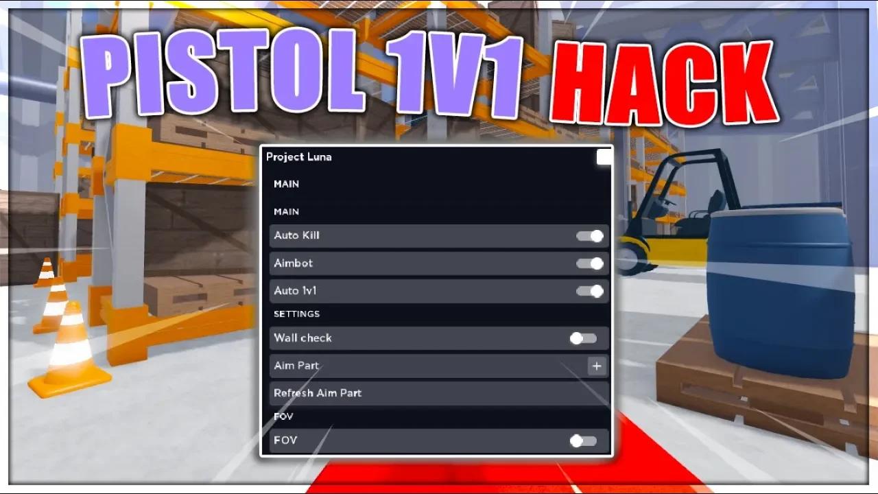 Roblox pistol 1v1 script hack aimbot auto kill much more