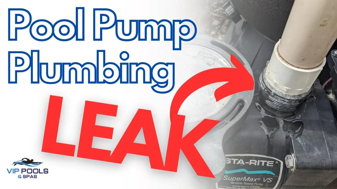 How to Fix a Pool Pump Pipe Leak (Glue Fittings)