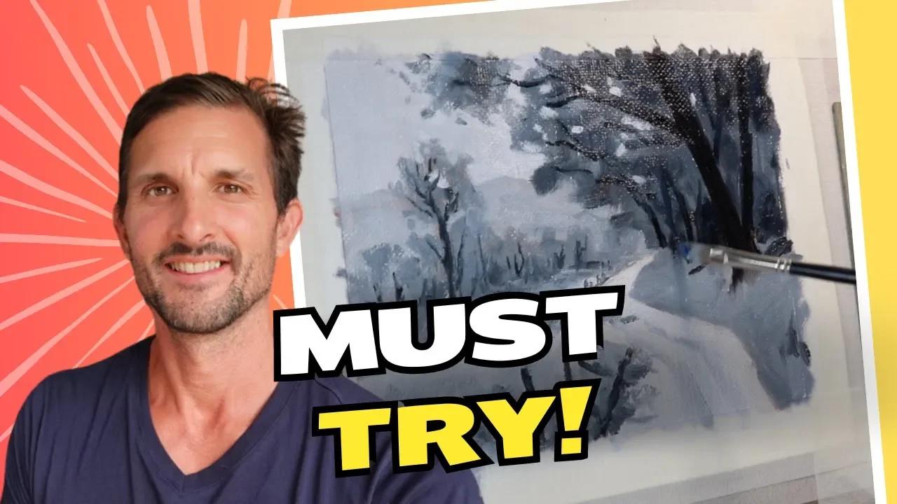 Do Your Landscape Paintings Look Flat Try This Painting Exercise To